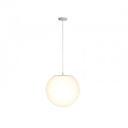68704-045 Outdoor White Pendant with White Globe 68704-045 Outdoor White Pendant with White Globe