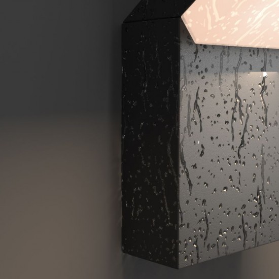 68720-045 Outdoor Black & White LED Wall Lamp 68720-045 Outdoor Black & White LED Wall Lamp
