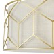 42525-045 Linen with Stencil Pattern 3 Light Ceiling Lamp