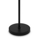 68642-045 White Glass Ball & Black Floor Lamp