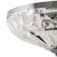 68676-045 Chrome 4 Light Ceiling Lamp with Crystal