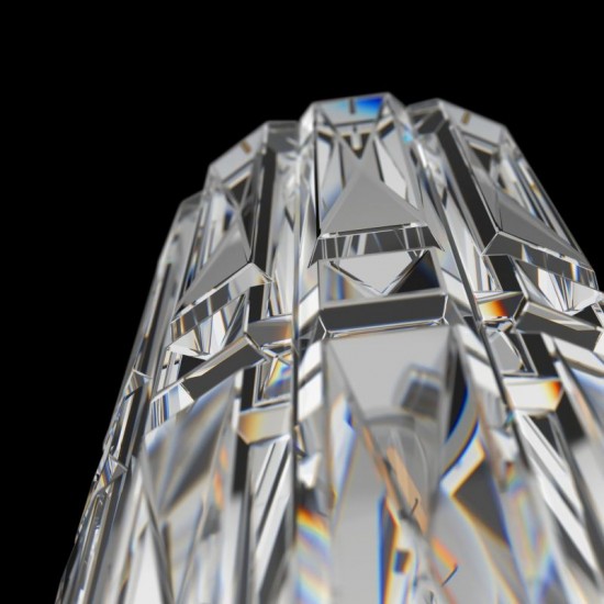 68678-045 Chrome Wall Lamp with Crystal