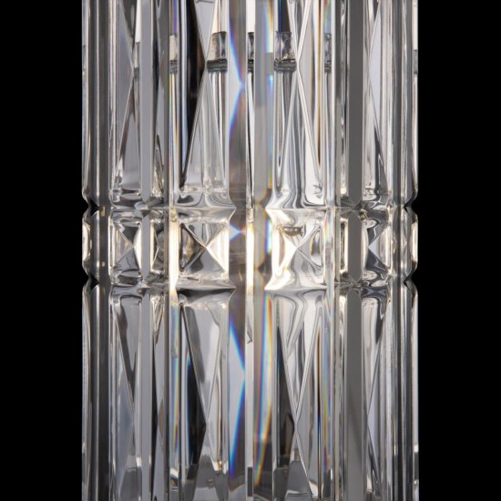 68679-045 Chrome 3 Light Wall Lamp with Crystal