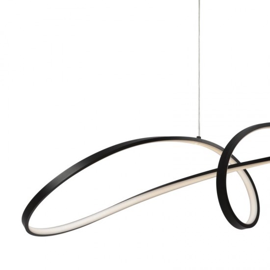 68481-045 LED Matt Black Pendant 4000K