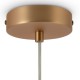 68464-045 Matt Gold Pendant with White Glass Ø20