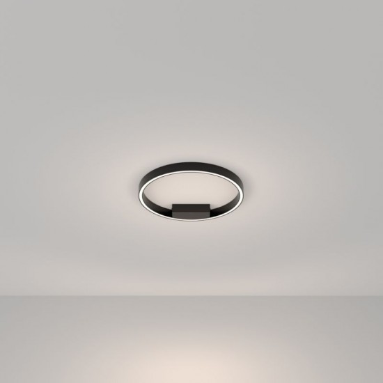 68596-045 LED 3000K Black Metal Ring Ceiling Lamp Ø40