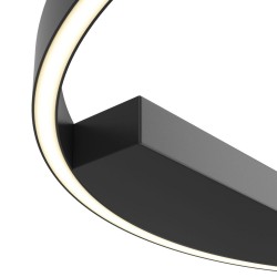 81241-045 Black CCT Ceiling Lamp Ø 60 cm