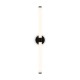 68444-045 Black LED Wall Lamp with White Diffusers