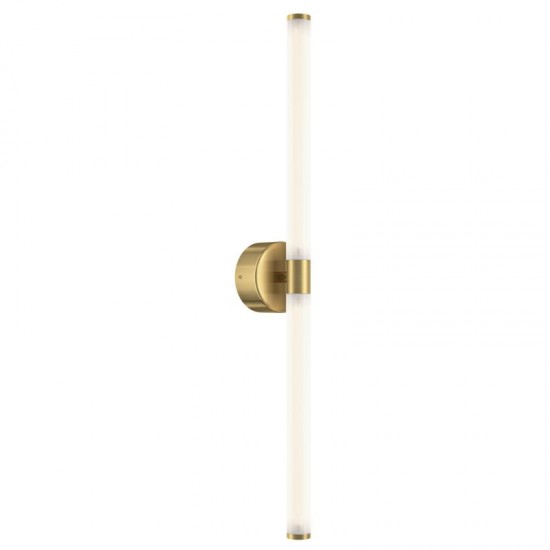 68446-045 Gold LED Wall Lamp with White Diffusers
