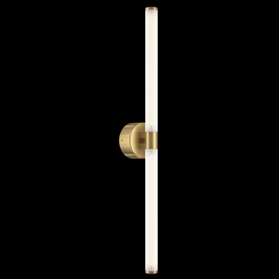 68446-045 Gold LED Wall Lamp with White Diffusers