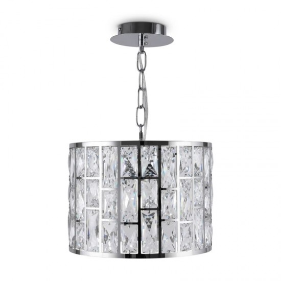 42648-045 Chrome Pendant with Crystal