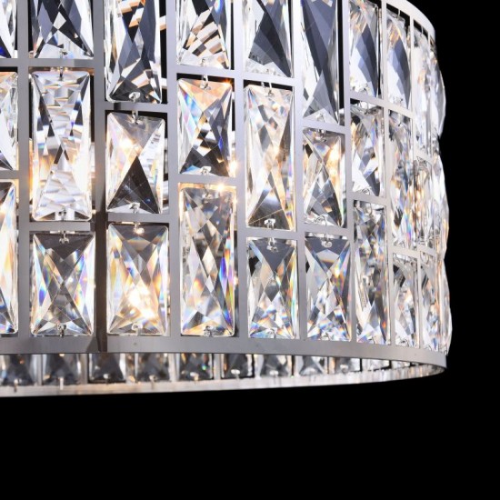42649-045 Chrome 4 Light Pendant with Crystal