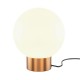 73448-045 Matt Gold Table Lamp with White Glass