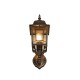 77784-049 Black & Gold Wall Lamp with Clear Diffuser