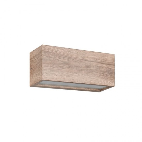 77599-049 Wooden Up & Down Wall Lamp IP44