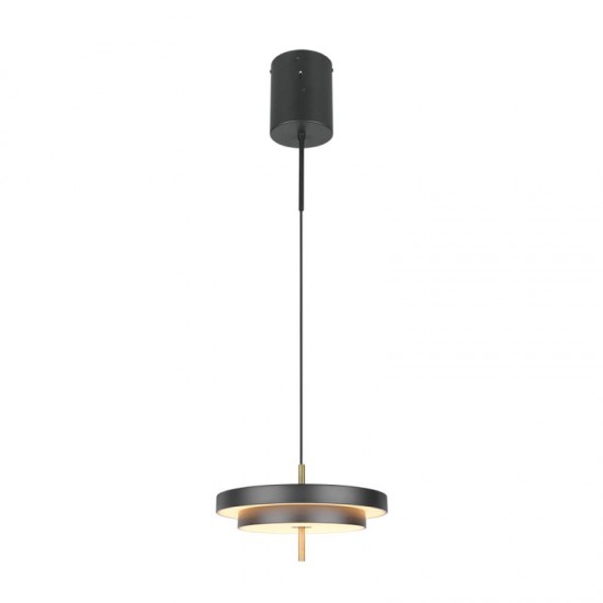 80643-049 Black & Gold CCT Pendant Ø 40 cm