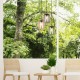 77355-049 Black 3 Light Cluster Pendant with Multicolour Glass & Cork