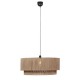 77694-049 Black Pendant with Natural Jute