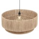 77694-049 Black Pendant with Natural Jute