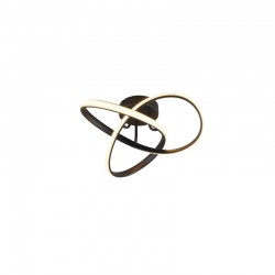 77017-049 Black LED Semi Flush 3000K