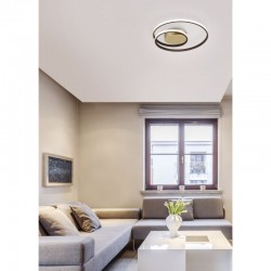 47806-049 Rusty & Gold LED Ceiling Lamp