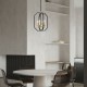 Berlin 1 - Matt Black & Gold 4 Light Pendant