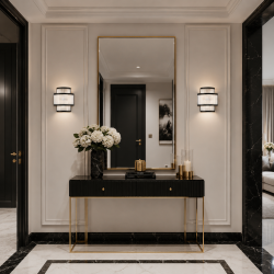 Monaco WBK - Matt Black 2 Light Wall Lamp with Clear Glass Rods