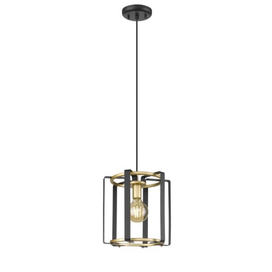 Dallas 1 - Vintage Black & Gold Pendant Ø 30 cm
