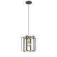 Dallas 1 - Vintage Black & Gold Pendant Ø 30 cm