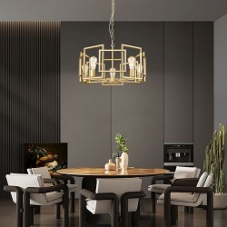 Milan 1 - Painted Gold 5 Light Centre Fitting