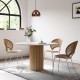 Zurich 1 - Matt Coffee Pendant with Ombre Copper Glass