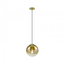 Zurich 2 - Matt Brass Pendant with Gold Ombre Glass Zurich 2 - Matt Brass Pendant with Gold Ombre Glass