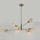 Anna AB - Adjustable Antique Brass 6 Light Centre Fitting