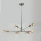 Anna SC - Adjustable Satin Chrome 6 Light Centre Fitting