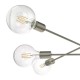 Anna SC - Adjustable Satin Chrome 6 Light Centre Fitting