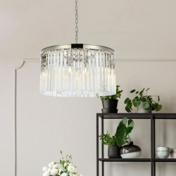Chloe 2 - Chrome 4 Light Chandelier with Crystal Chloe 2 - Chrome 4 Light Chandelier with Crystal
