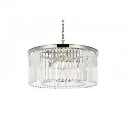 Chloe 3 - Chrome 6 Light Chandelier with Crystal Chloe 3 - Chrome 6 Light Chandelier with Crystal