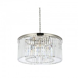 Chloe 3 - Chrome 6 Light Chandelier with Crystal Chloe 3 - Chrome 6 Light Chandelier with Crystal
