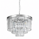 Heidi 1 - Polished Chrome 9 Light Chandelier with Crystal
