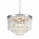 Heidi 1 - Polished Chrome 9 Light Chandelier with Crystal