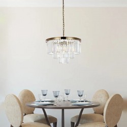 Heidi 1AB - Antique Brass 9 Light Chandelier with Crystal Heidi 1AB - Antique Brass 9 Light Chandelier with Crystal