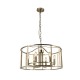 Michelle 1 AB - Antique Brass 6 Light Lantern Pendant