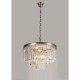Heidi 1AB - Crystal & Antique Brass 9 Light Chandelier Heidi 1AB - Crystal & Antique Brass 9 Light Chandelier