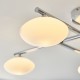 64845-100 Bathroom Opal Glass & Chrome 4 Light Ceiling Lamp