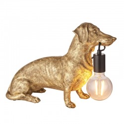 69330-001 Vintage Dog Gold Table Lamp 69330-001 Vintage Dog Gold Table Lamp