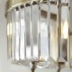 69335-100 Antique Brass 6 Light Pendant with Crystal