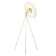 67483-100 White & Brass Tripod Floor Lamp