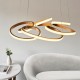 67524-100 Satin Gold & White LED Pendant