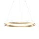 67525-100 Satin Gold Ring LED Pendant