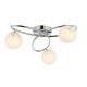 67537-001 Chrome 3 Light Ceiling Lamp with Confetti Glasses 67537-001 Chrome 3 Light Ceiling Lamp with Confetti Glasses